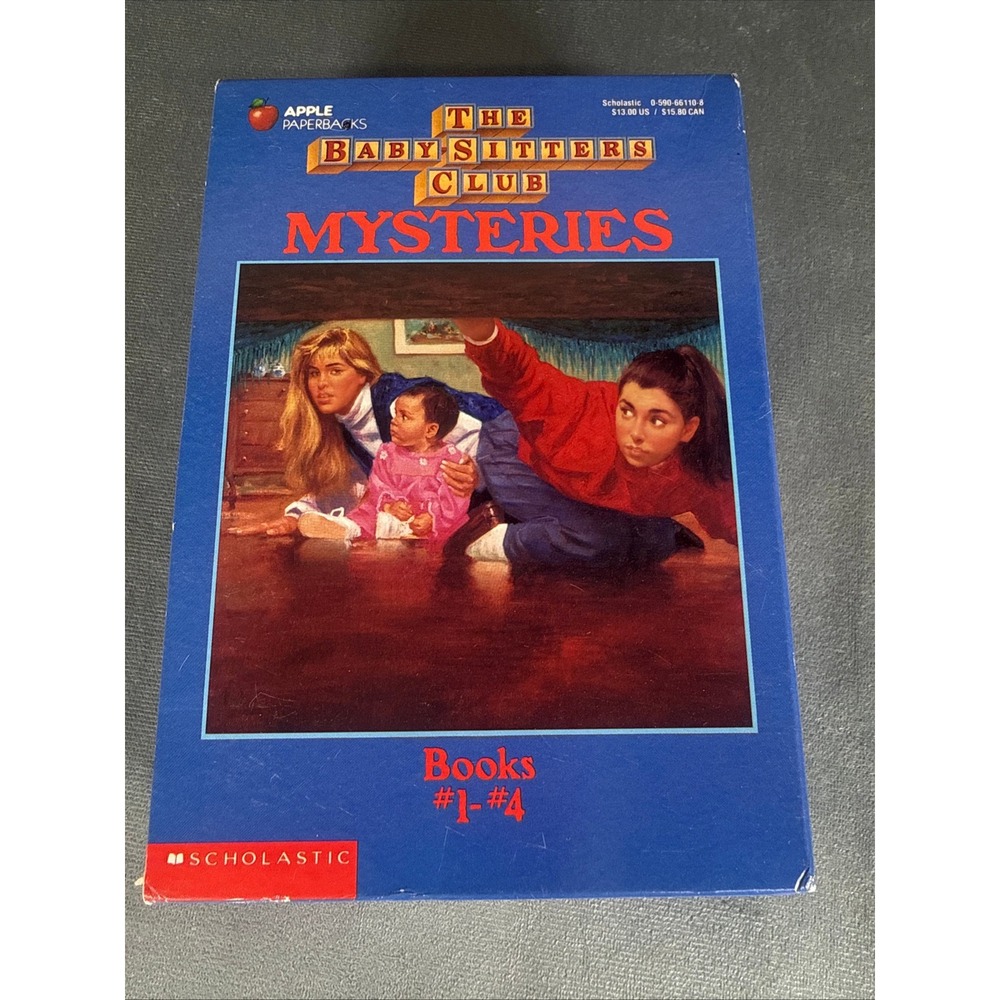 The Baby-Sitters Club Mysteries Books 1-4 Box Set Vintage 90s Scholastic